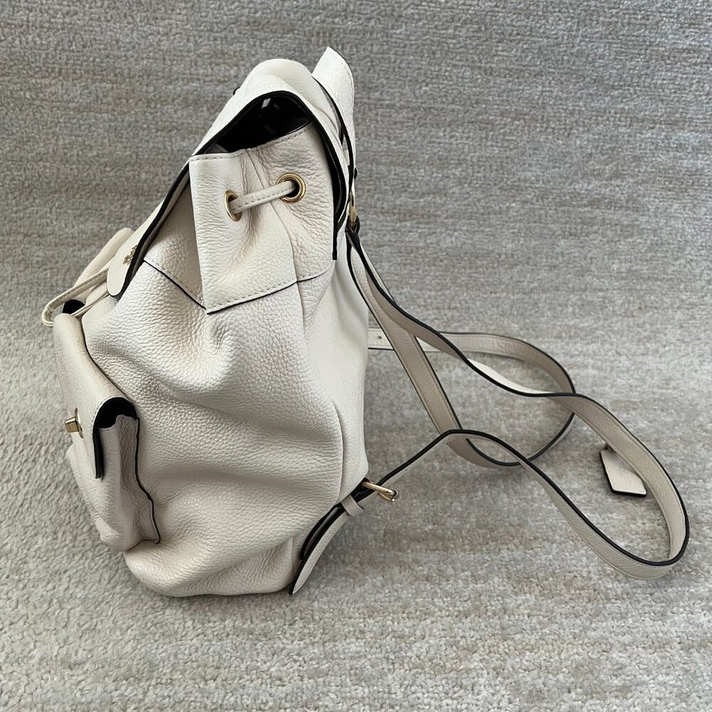 Coach Billie Backpack Pebbled Leather Bag - Picture 3 of 16